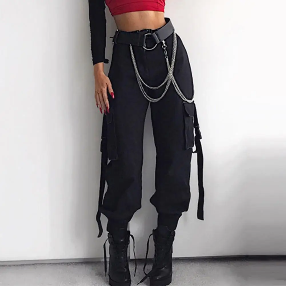 Lady Trousers Stylish All Match Half Elastic Waist Button Women Harem Pants for Stage Show Women Pants Women Harem Pants
Lady Trousers Stylish All Match Half Elastic Waist Button Women Harem Pants for Stage Show Women Pants Women Harem Pants