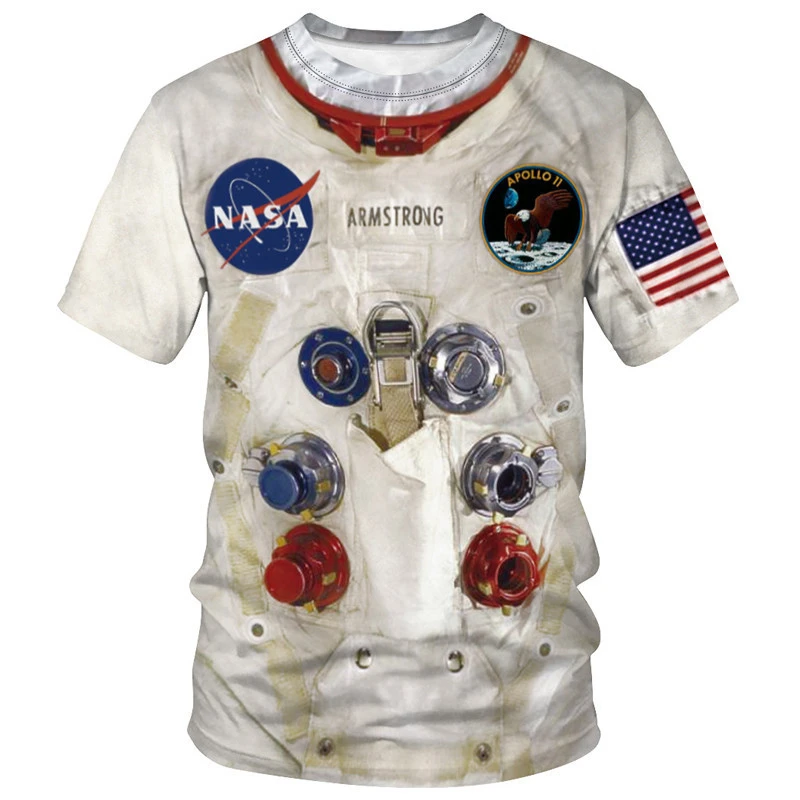 2021 summer Men tshirt Armstrong Spacesuit 3D Printed Short sleeve Brand design T-shirt harajuku style t shirts streetwear shirt
2021 summer Men tshirt Armstrong Spacesuit 3D Printed Short sleeve Brand design T-shirt harajuku style t shirts streetwear shirt