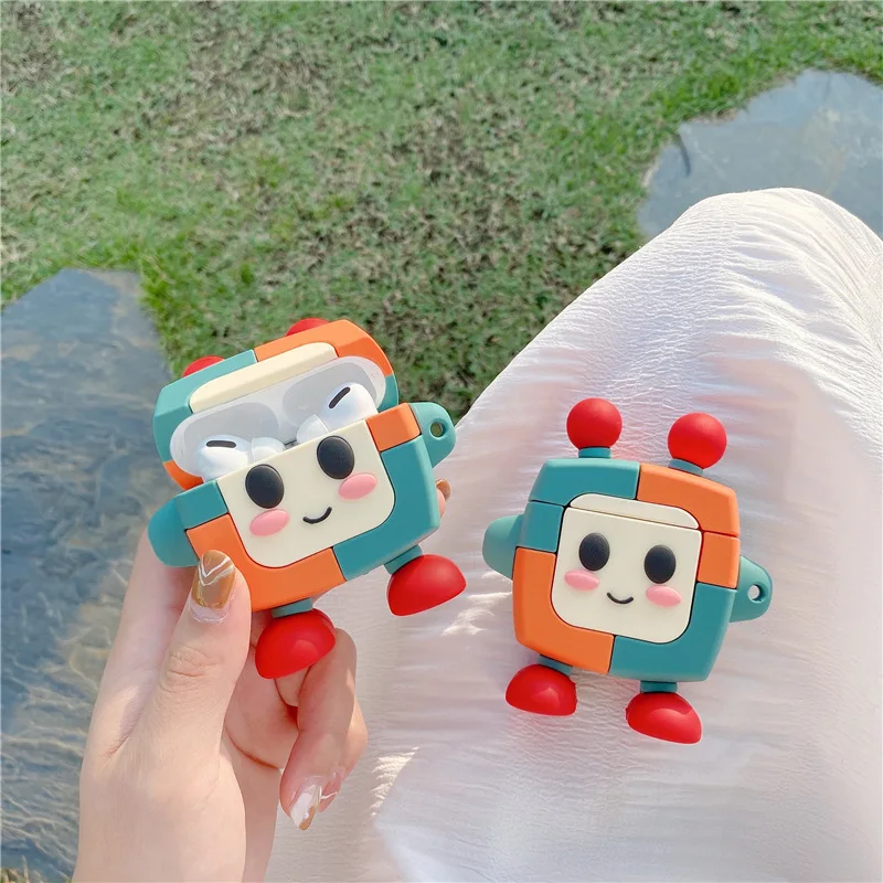 Cute Robot Earphone Case AirPods 1 and 2 Case Airpods Pro Case Airpod 3 Case Earphone Accessories Case
Cute Robot Earphone Case AirPods 1 and 2 Case Airpods Pro Case Airpod 3 Case Earphone Accessories Case