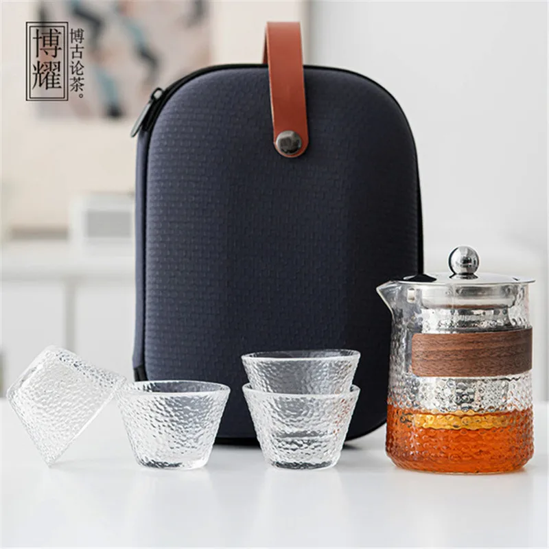 Designer Glass Chinese Teapot Travel Tea Set Infuser Kettle Drinkware Tea Pot Raw Ceremony Strainer Kung Fu Unique Tea Gift Set
Designer Glass Chinese Teapot Travel Tea Set Infuser Kettle Drinkware Tea Pot Raw Ceremony Strainer Kung Fu Unique Tea Gift Set