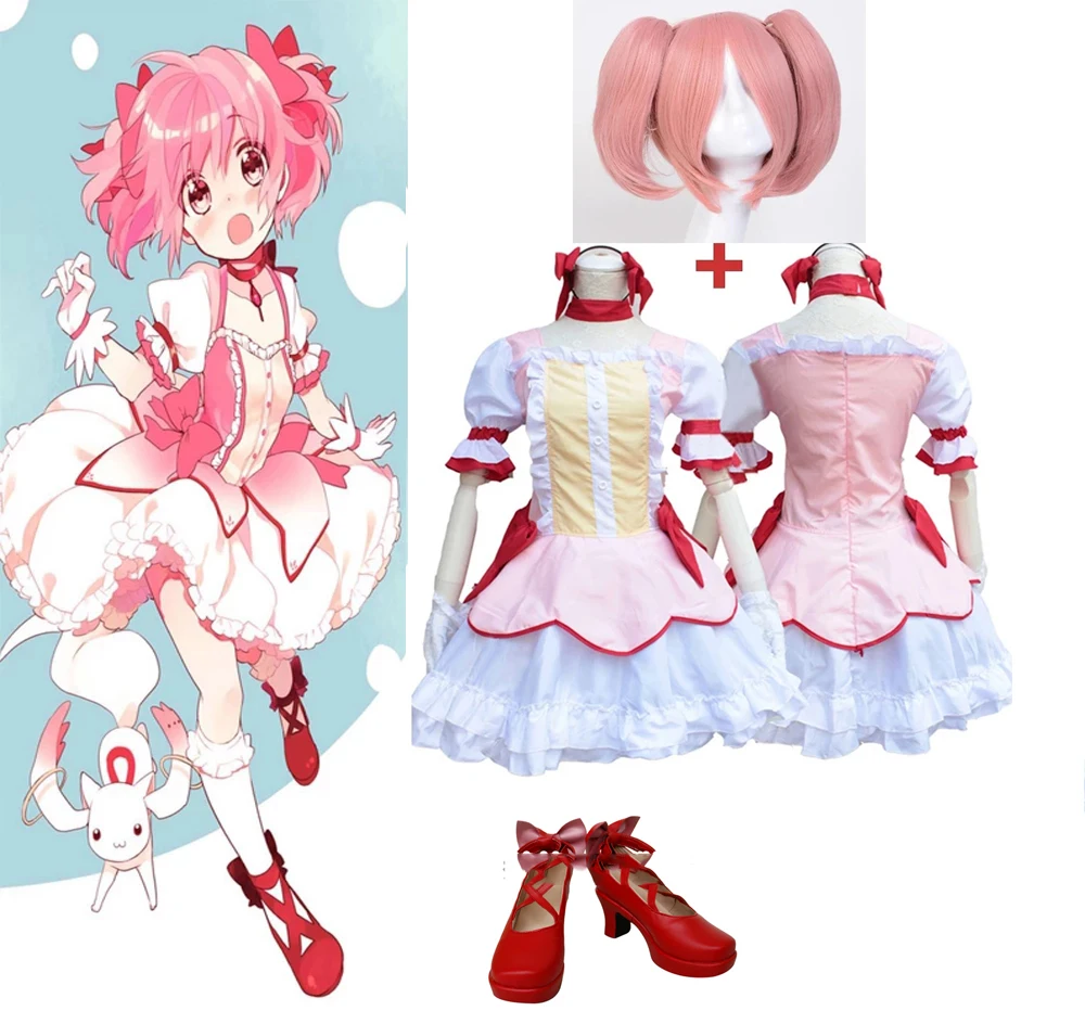 Anime Puella Magi Cosplay Shoes Madoka Magica Madoka Kaname Cosplay Costume Halloween Party Dress Clothing Headwear Wig
Anime Puella Magi Cosplay Shoes Madoka Magica Madoka Kaname Cosplay Costume Halloween Party Dress Clothing Headwear Wig