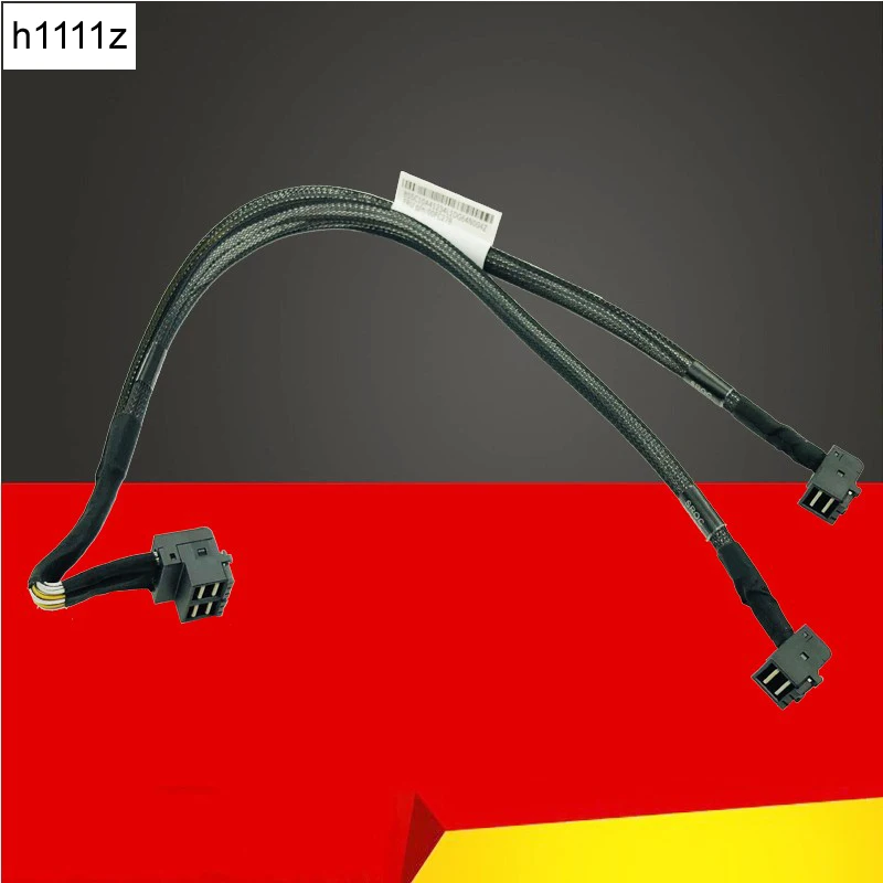 SAS Cable DUAL MINI SAS HD 406MM SFF-8643 to 2x SFF-8643 for LENOVO ThinkServer RD550 R520i/720i RAID Card MiniSAS Cable 00FC278
SAS Cable DUAL MINI SAS HD 406MM SFF-8643 to 2x SFF-8643 for LENOVO ThinkServer RD550 R520i/720i RAID Card MiniSAS Cable 00FC278
