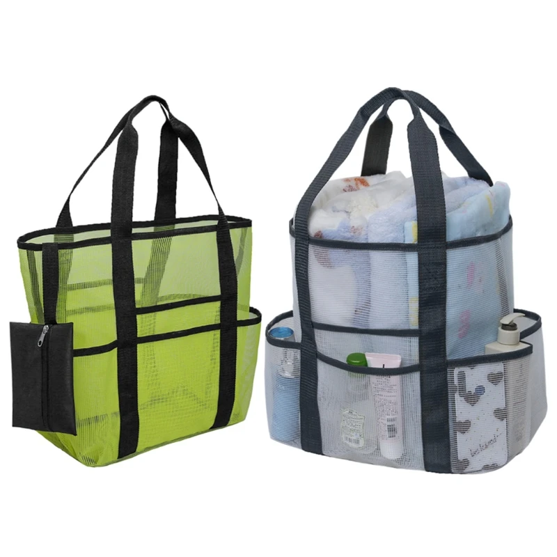 Women Foldable Beach Handbag Casual Tote Large Capacity Mesh Storage Bag Travel Multi-pocket Shoulder Bag for Toy Towel Clothes
Women Foldable Beach Handbag Casual Tote Large Capacity Mesh Storage Bag Travel Multi-pocket Shoulder Bag for Toy Towel Clothes