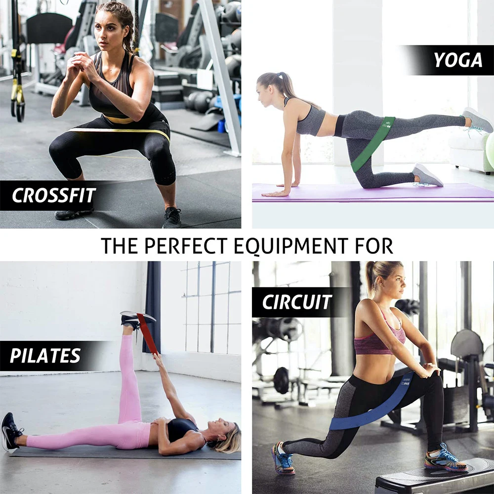 Exercise Resistance Fabric Loop Bands Fitness Non-Slip Workout Yoga Booty Bands for Hip Thigh Glute Squat Training Gym Equipment
Exercise Resistance Fabric Loop Bands Fitness Non-Slip Workout Yoga Booty Bands for Hip Thigh Glute Squat Training Gym Equipment