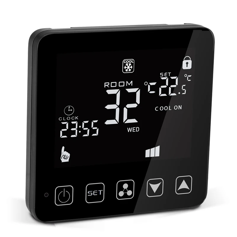 Top Sale Hy08Ac-2-Wifi Lcd Hvac Air Conditioner Room Programmable Digital Ac Thermostat Programmable Thermostat
Top Sale Hy08Ac-2-Wifi Lcd Hvac Air Conditioner Room Programmable Digital Ac Thermostat Programmable Thermostat