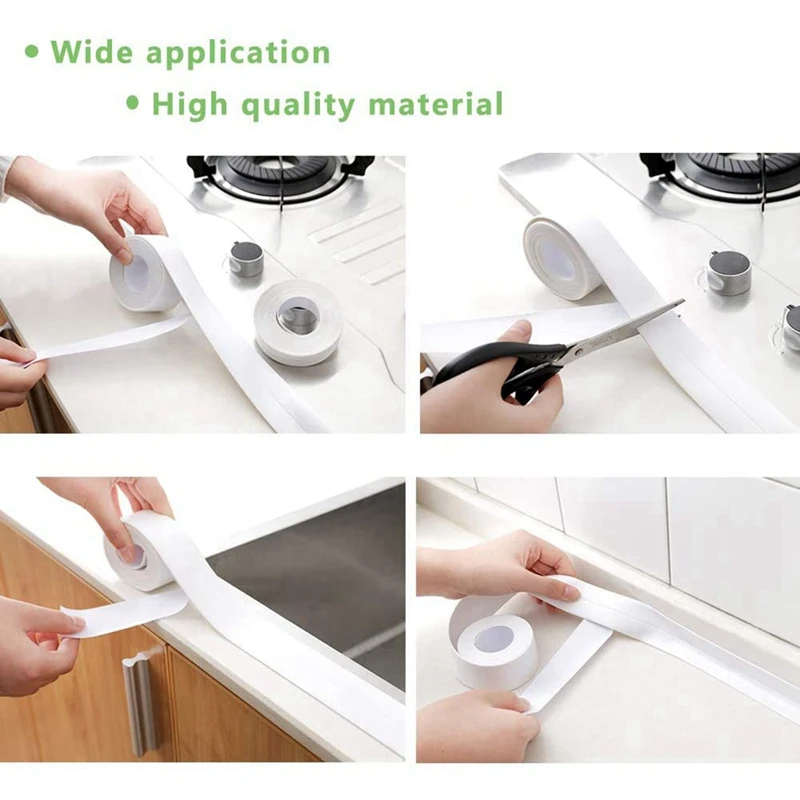 6Roll Caulking Strips Bathroom Caulking Strips Waterproof Self-Adhesive Sealing Tape & 1x 13 Inch Grease Splatter Screen 
6Roll Caulking Strips Bathroom Caulking Strips Waterproof Self-Adhesive Sealing Tape & 1x 13 Inch Grease Splatter Screen