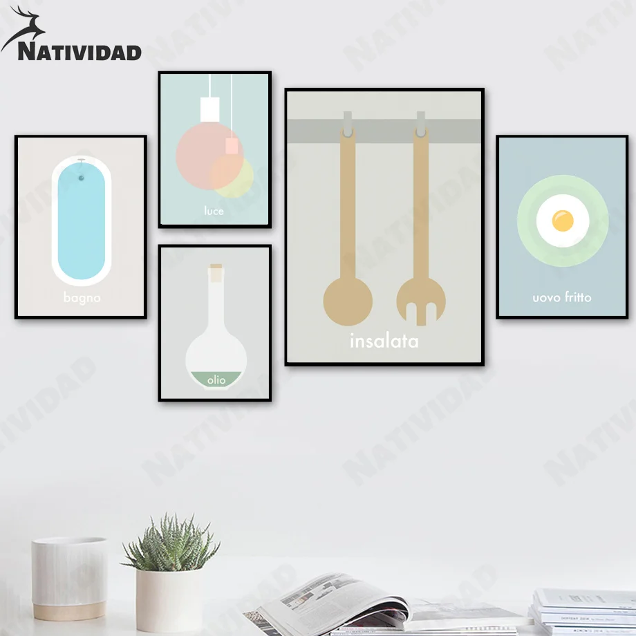 Cute Korean Style Kitchen Utensils Painted Picture Print Poster Macarons Color Girl Bedroom Kitchen Dining Room Home Decoration
Cute Korean Style Kitchen Utensils Painted Picture Print Poster Macarons Color Girl Bedroom Kitchen Dining Room Home Decoration
