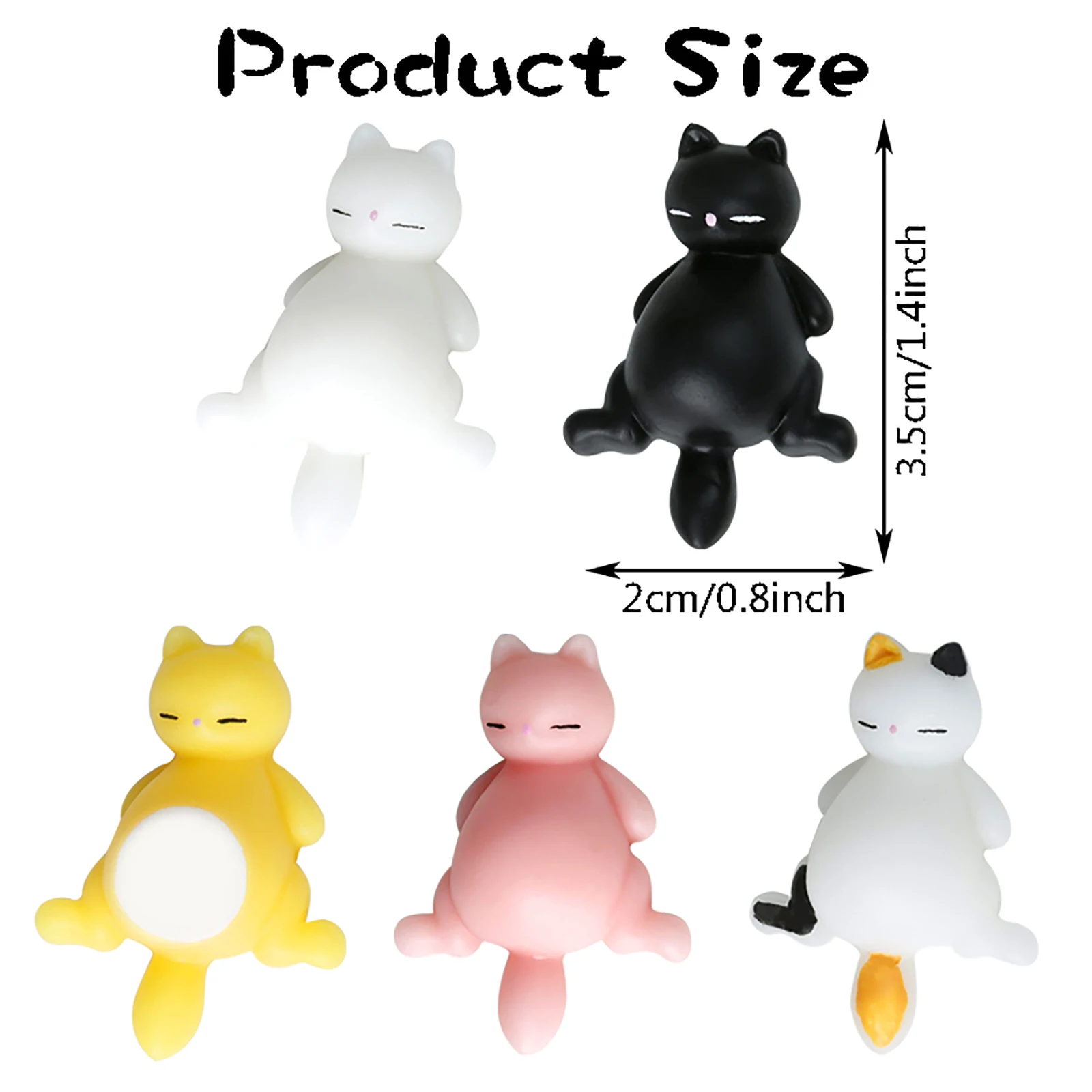 6Pcs Kids Squeeze Toy Mini Colorful Squishy Cute Cat Antistress Toys Home Room Decoration Props For Adults Children Normal Toy
6Pcs Kids Squeeze Toy Mini Colorful Squishy Cute Cat Antistress Toys Home Room Decoration Props For Adults Children Normal Toy