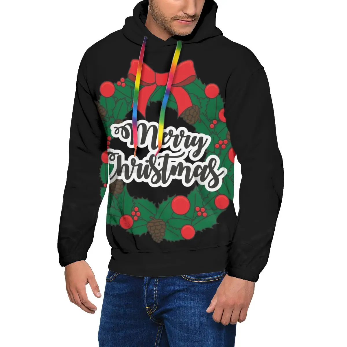 Merry Christmas Hoodie Christmas Wreath Loose Autumn Hoodies Long Cool Polyester Pullover Hoodie Mens X
Merry Christmas Hoodie Christmas Wreath Loose Autumn Hoodies Long Cool Polyester Pullover Hoodie Mens X