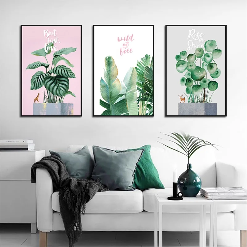 Modern Wind Green Plants Small Fresh Turtle Leaf Wall Art Canvas Painting Nordic Poster Wall Pictures For Living Room Unframed
Modern Wind Green Plants Small Fresh Turtle Leaf Wall Art Canvas Painting Nordic Poster Wall Pictures For Living Room Unframed