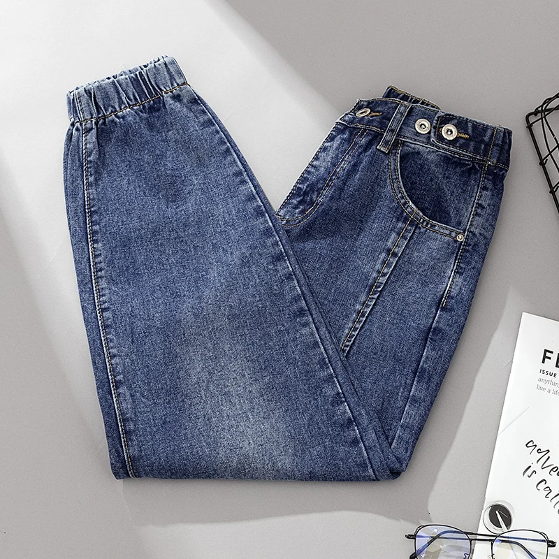 Women Jeans Loose Soft Denim Femme Fashion Korean Version Gray Blue Ankle-length Harem Pants 4xl
Women Jeans Loose Soft Denim Femme Fashion Korean Version Gray Blue Ankle-length Harem Pants 4xl