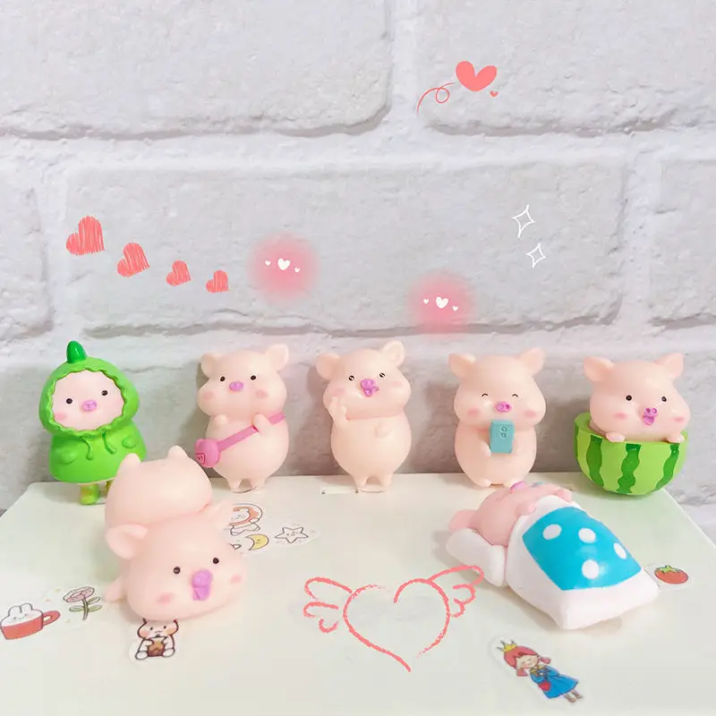 Cute Little Pig Doll Ornaments Little Pig Desktop Cake Decoration Car Decoration Micro Landscape DIY Home Decorations
Cute Little Pig Doll Ornaments Little Pig Desktop Cake Decoration Car Decoration Micro Landscape DIY Home Decorations