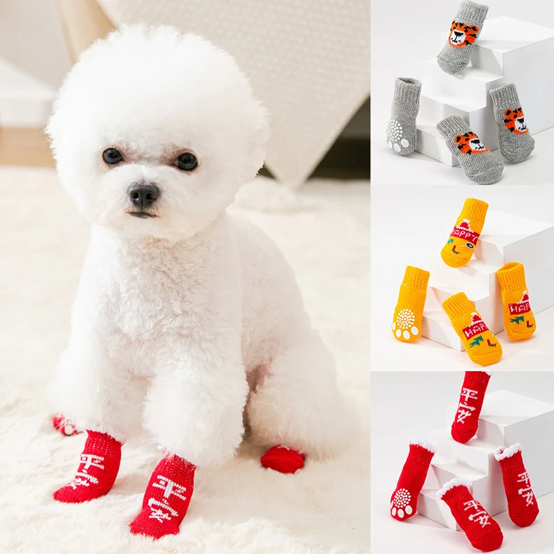Non-slip Dog Socks Printed Warm Cartoon Socks Comfortable Pet Socks High Elastic Printed Animal Socks Colorful Pet Supplies
Non-slip Dog Socks Printed Warm Cartoon Socks Comfortable Pet Socks High Elastic Printed Animal Socks Colorful Pet Supplies