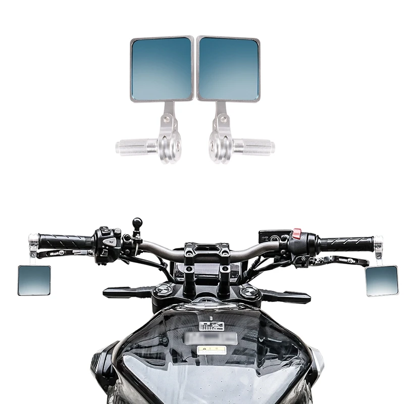 Universal Motorcycle Square Mirrors CNC Aluminum Rear View Handlebar Mirrors Moto Rearview Mirror For BMW Yamaha
Universal Motorcycle Square Mirrors CNC Aluminum Rear View Handlebar Mirrors Moto Rearview Mirror For BMW Yamaha
