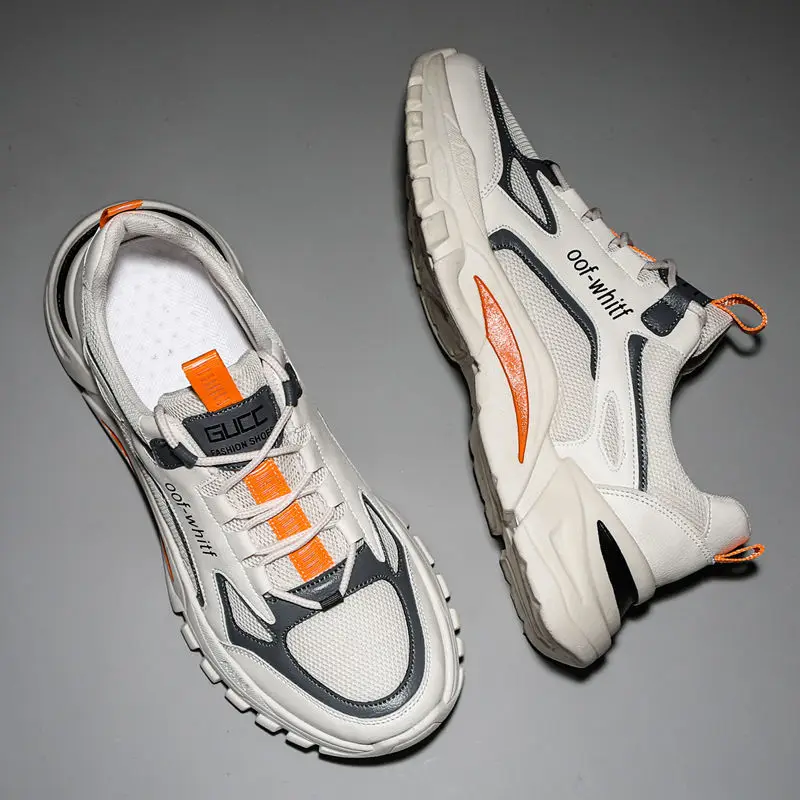 Men's Shoes New Thick Bottom White Sneakers Men Fashion Casual Shoes Breathable Mesh Casual Running Shoes Male Walking Shoes
Men's Shoes New Thick Bottom White Sneakers Men Fashion Casual Shoes Breathable Mesh Casual Running Shoes Male Walking Shoes