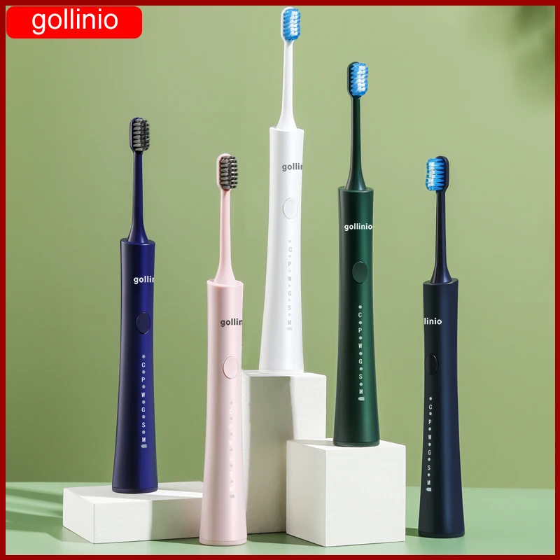 Брендовая электрическая зубная щетка gollinio с быстрой зарядкой через usb, Электронная зубная щетка, чехол с таймером, перезаряжаемая головка д... 
Брендовая электрическая зубная щетка gollinio с быстрой зарядкой через usb, Электронная зубная щетка, чехол с таймером, перезаряжаемая головка д...