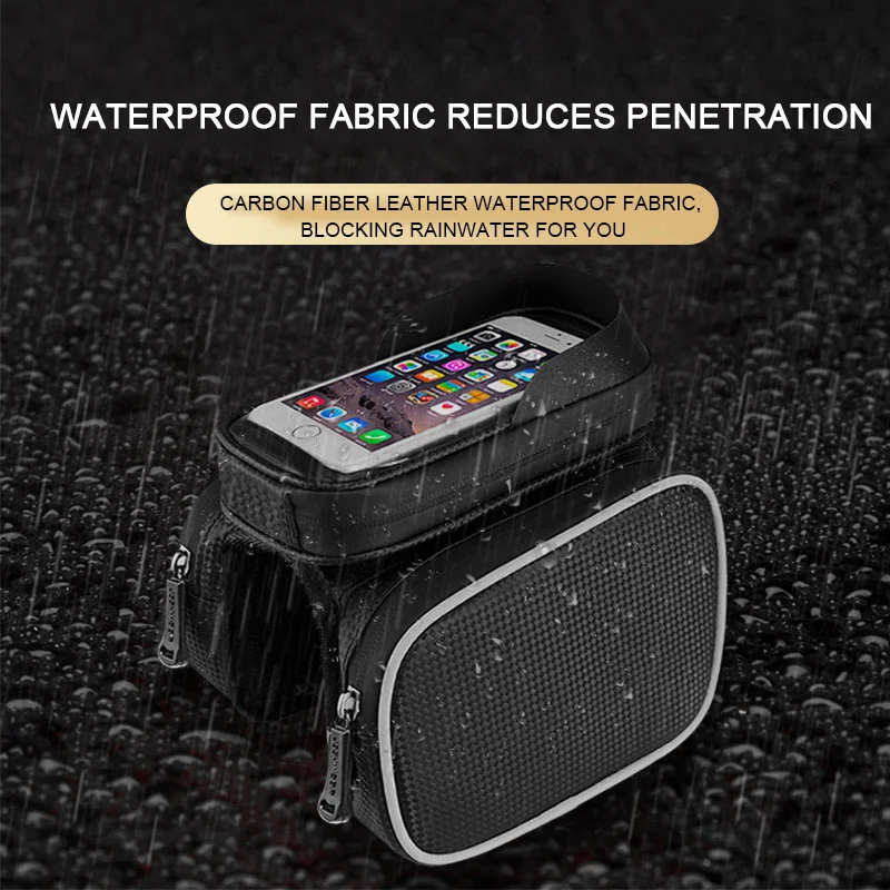 CYCLE ZONE Bike Bag Front Phone Bicycle Bag For Bicycle Tube Waterproof Touch Screen Saddle Package Bike Accessories bag 
CYCLE ZONE Bike Bag Front Phone Bicycle Bag For Bicycle Tube Waterproof Touch Screen Saddle Package Bike Accessories bag
