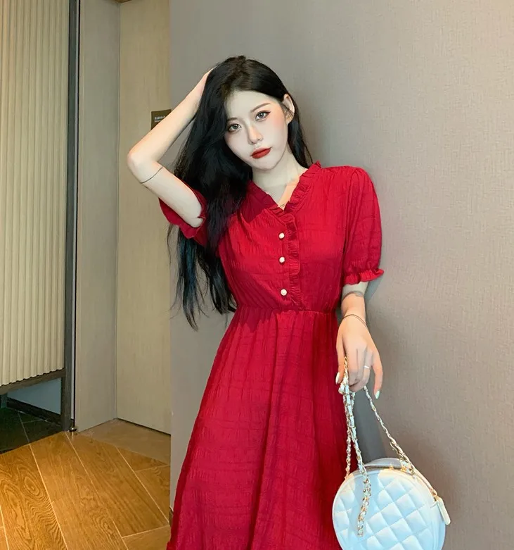 Vestido de mujer Dress 2021 new French slim sweet high waist FAIRY DRESS small black dress retro princess dress long dress
Vestido de mujer Dress 2021 new French slim sweet high waist FAIRY DRESS small black dress retro princess dress long dress