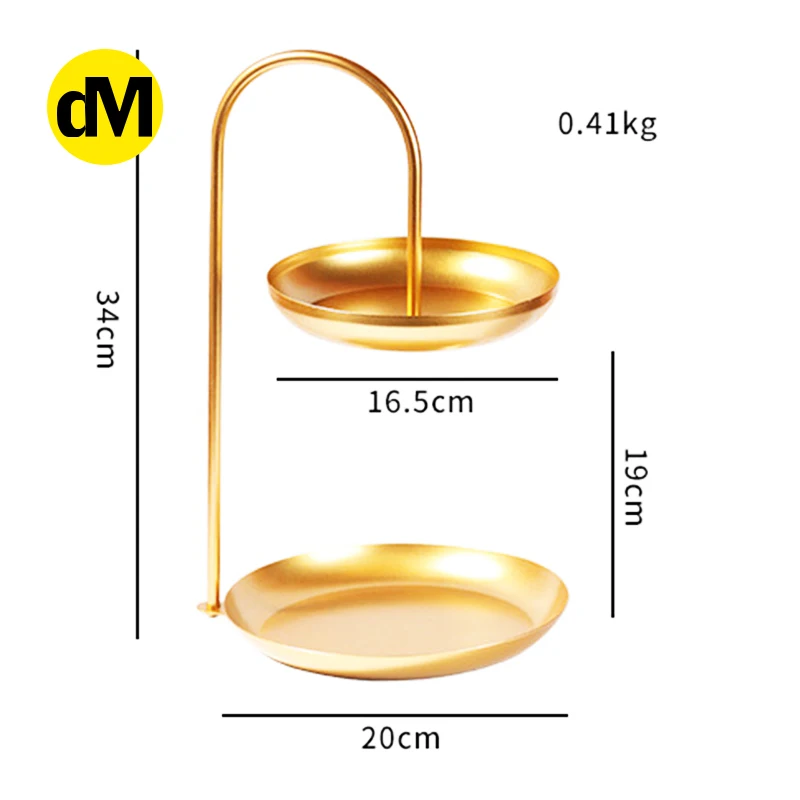 DM 1pcs Simple Double-Layer Iron Jewelry Display Shelf Jewelry Rack Storage Multi-Functional Candy Fruit Tray Table Platters
DM 1pcs Simple Double-Layer Iron Jewelry Display Shelf Jewelry Rack Storage Multi-Functional Candy Fruit Tray Table Platters