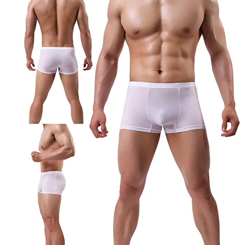 1PCS Men's Nylon Breathable Underwear Ice Silk Boxer Briefs Sexy Low Rise Trunks US Size
1PCS Men's Nylon Breathable Underwear Ice Silk Boxer Briefs Sexy Low Rise Trunks US Size