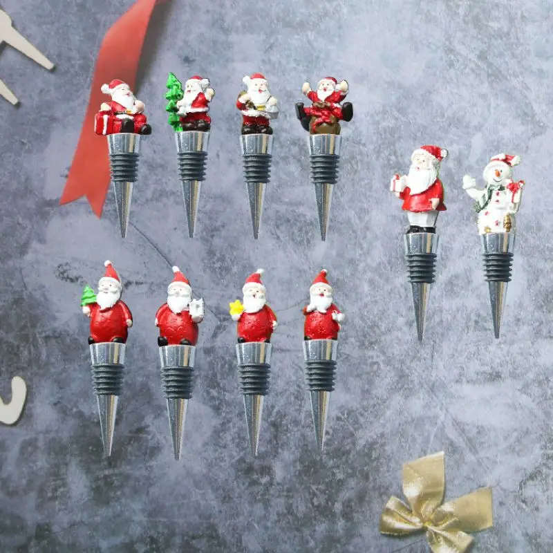 Reusable Vacuum Sealed Bottle Stopper Wine Storage Twist Cap Plug Christmas Wine Bottle Cap Champagne Stopper Wine Bar Tool
Reusable Vacuum Sealed Bottle Stopper Wine Storage Twist Cap Plug Christmas Wine Bottle Cap Champagne Stopper Wine Bar Tool