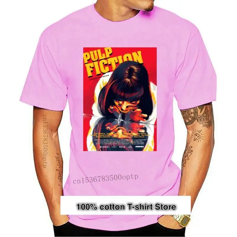 Camisetas con póster de Pulp Fiction para mujer, camisetas de manga corta, camisetas informales, camisetas para mujer
Camisetas con póster de Pulp Fiction para mujer, camisetas de manga corta, camisetas informales, camisetas para mujer
