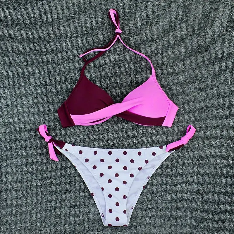 Sexy Push Up Bikini Swimwear Women Swimsuit Bikinis Set Plus Size Bathing Suit Women Halter Biquini Dot Beach Wear 2021 Summer
Sexy Push Up Bikini Swimwear Women Swimsuit Bikinis Set Plus Size Bathing Suit Women Halter Biquini Dot Beach Wear 2021 Summer