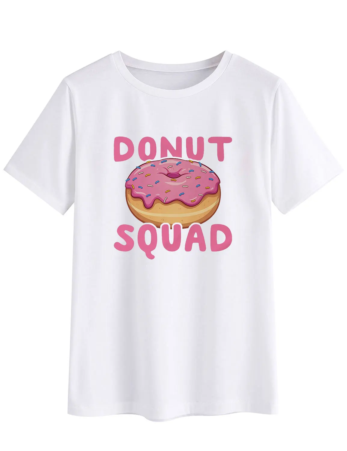 Wearepinky T shirt Letter Women Fashion High Street T Shirts 90s O-Neck Letter DONUT SQUAD
Wearepinky T shirt Letter Women Fashion High Street T Shirts 90s O-Neck Letter DONUT SQUAD