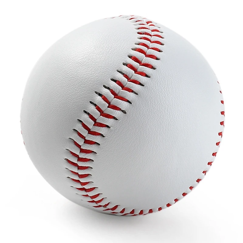 Baseball No. 9 Training Handmade Balls Softball PU White Fitness Safety Kid Baseballs Men's Practice Team Game Hardball
Baseball No. 9 Training Handmade Balls Softball PU White Fitness Safety Kid Baseballs Men's Practice Team Game Hardball