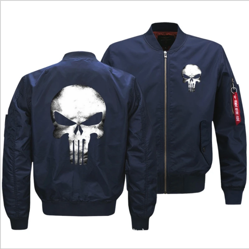 NEW Flight Flying Jacket Winter thicken Warm Zipper Men Jackets Punisher Men's Casual Coat
NEW Flight Flying Jacket Winter thicken Warm Zipper Men Jackets Punisher Men's Casual Coat