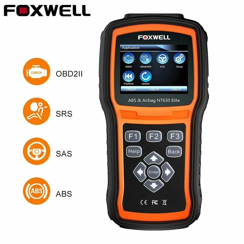 Foxwell NT630 Elite OBD2 Automotive Scanner 4 System Code Reader Engine Check SAS ABS Airbag Reset OBD 2 Car Diagnostic Tool
Foxwell NT630 Elite OBD2 Automotive Scanner 4 System Code Reader Engine Check SAS ABS Airbag Reset OBD 2 Car Diagnostic Tool