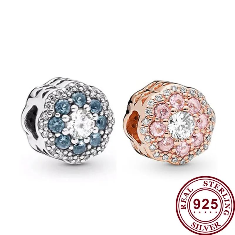 Original 925 Sterling Silver Bead Creative Blue Sparkle Flower Fashion Beads Fit Pandora Women Bracelet & Necklace Diy Jewelry
Original 925 Sterling Silver Bead Creative Blue Sparkle Flower Fashion Beads Fit Pandora Women Bracelet & Necklace Diy Jewelry