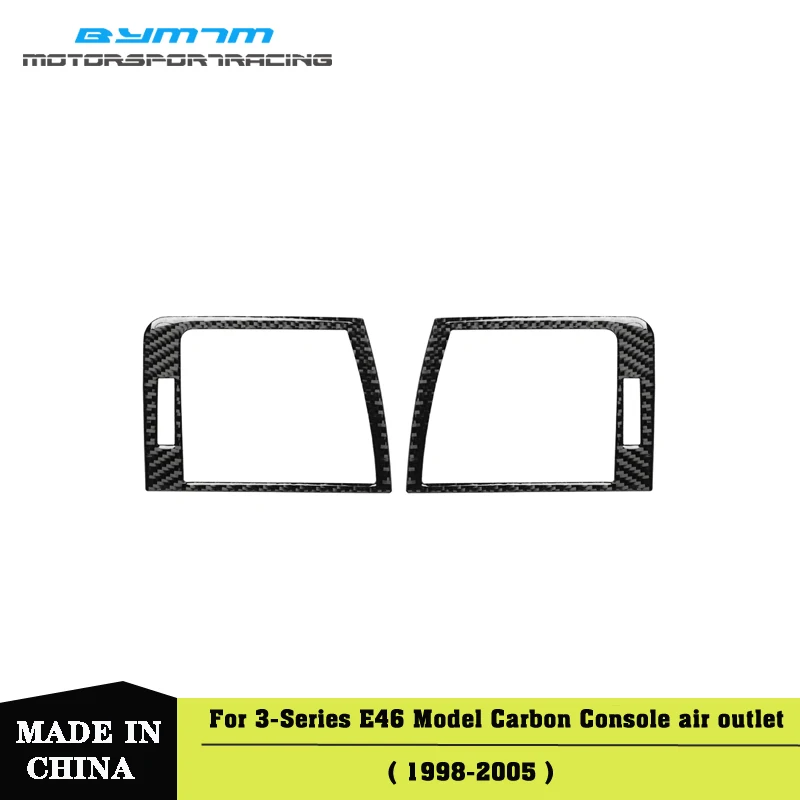 Real Carbon fiber Car left and right air outlets Auto interior Car accessories For BMW 3 Series E46
Real Carbon fiber Car left and right air outlets Auto interior Car accessories For BMW 3 Series E46