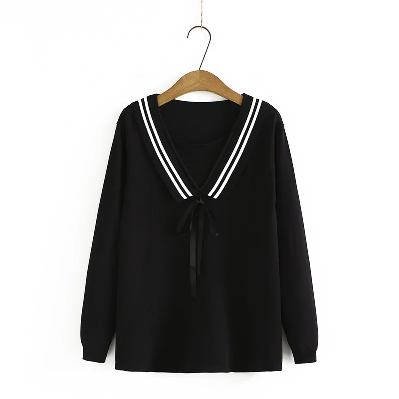 Plus Size Sweaters Women's Clothes Autumn Winter 2021 New Fashion Jumper Navy Style Lace-Up Long Sleeve Knitted Pullovers
Plus Size Sweaters Women's Clothes Autumn Winter 2021 New Fashion Jumper Navy Style Lace-Up Long Sleeve Knitted Pullovers