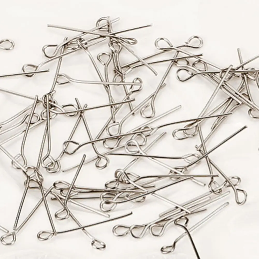 100Pcs Stainless Steel Fishing Hook Fish Lure Connecting Pins Swivel Accessories pesca
100Pcs Stainless Steel Fishing Hook Fish Lure Connecting Pins Swivel Accessories pesca