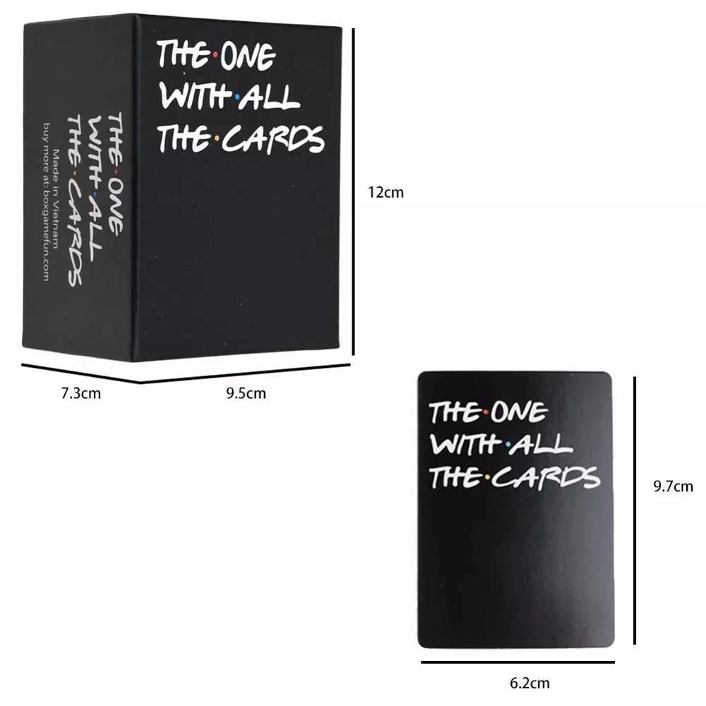 The ONE with All the Cards Game English Version Party Board Games Card Adult Children Party Board Game Toys
The ONE with All the Cards Game English Version Party Board Games Card Adult Children Party Board Game Toys