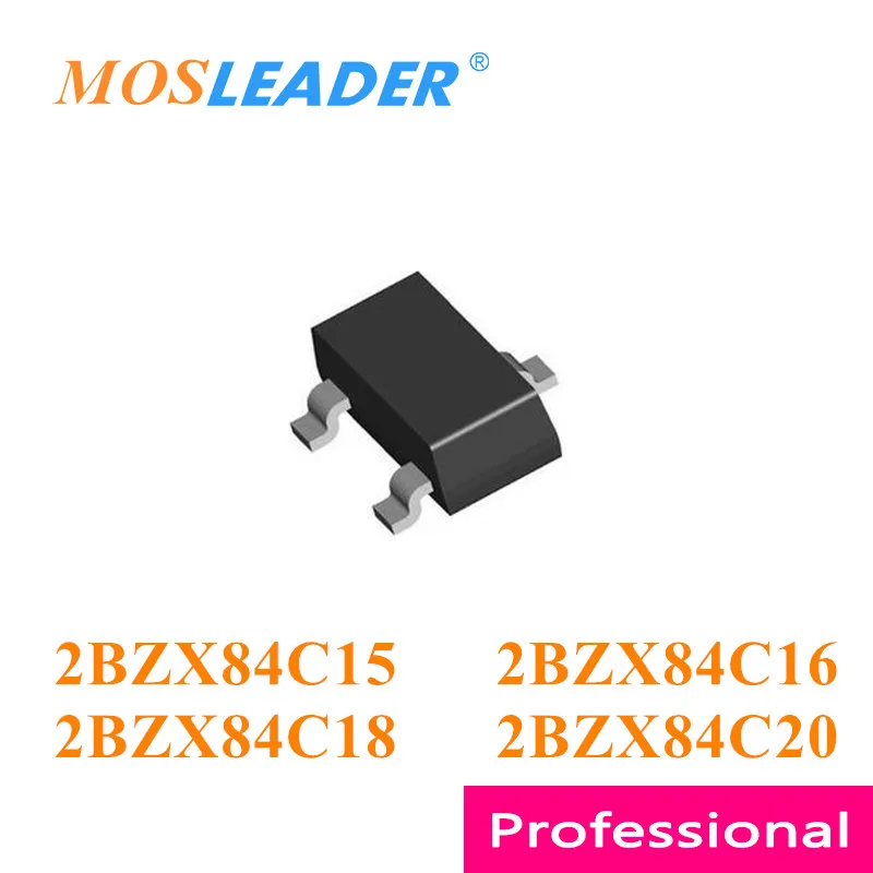 Mosleader 3000pcs SOT23 2BZX84C15 15V 2BZX84C16 16V 2BZX84C18 18V 2BZX84C20 20V Dual zener Chinese High quality
Mosleader 3000pcs SOT23 2BZX84C15 15V 2BZX84C16 16V 2BZX84C18 18V 2BZX84C20 20V Dual zener Chinese High quality