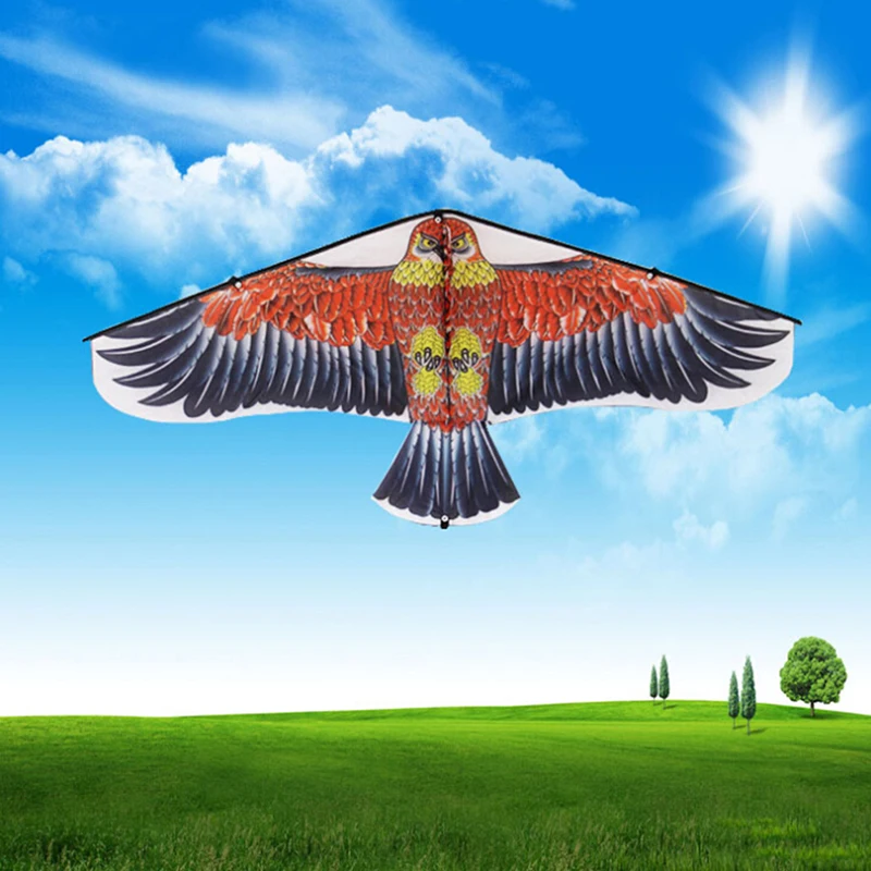 Flying Steadily Bird Kites Windsock Outdoor Toys For Kids Gift Garden Cloth Toy Flat Eagle Kite With 30 Meter Line | Игрушки и хобби