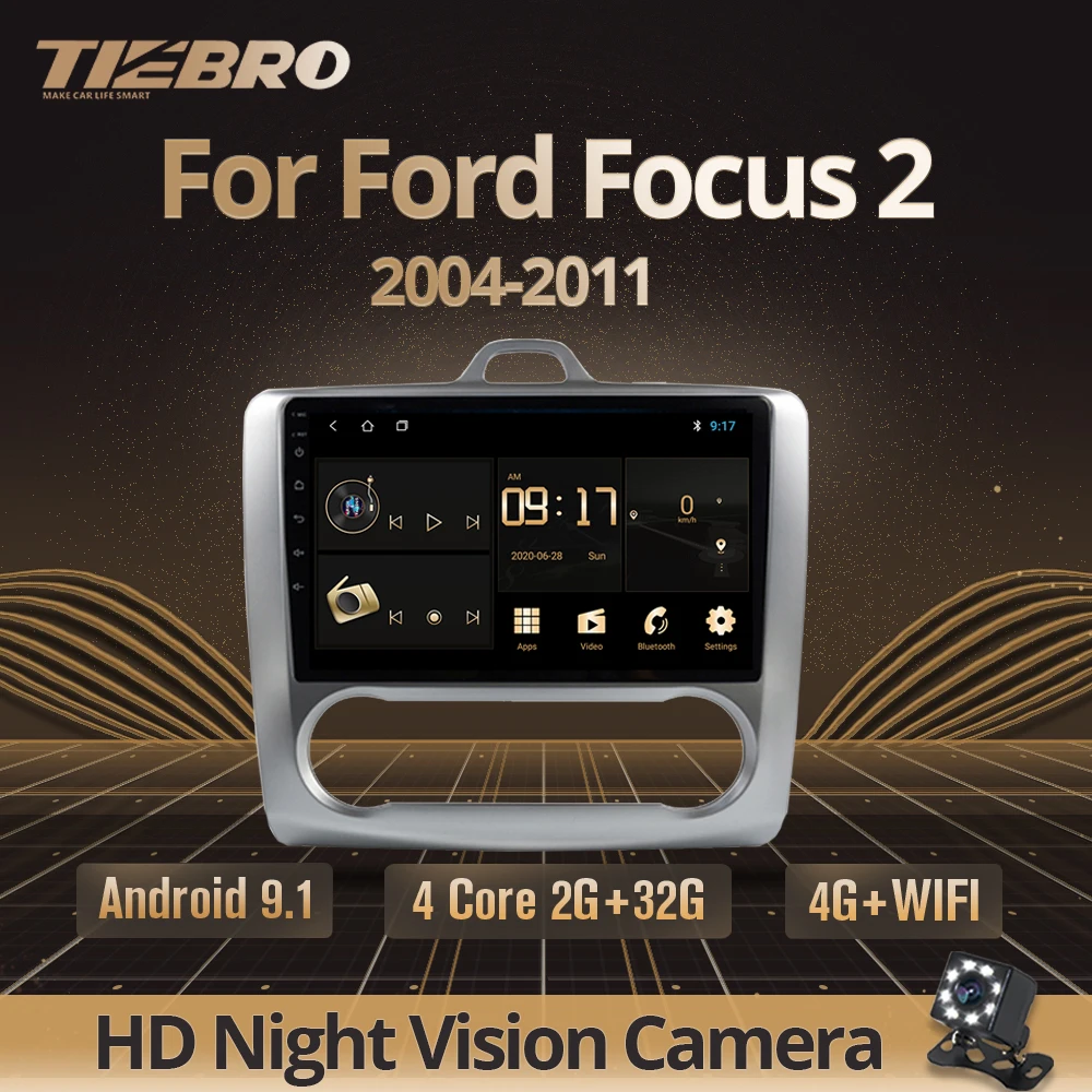 TIEBRO 2DIN Android 9.0 Car Radio For ford focus2 Mk2 2005-2011 Car Radio Multimedia Video Player Navigation GPS 2din DVD Player
TIEBRO 2DIN Android 9.0 Car Radio For ford focus2 Mk2 2005-2011 Car Radio Multimedia Video Player Navigation GPS 2din DVD Player