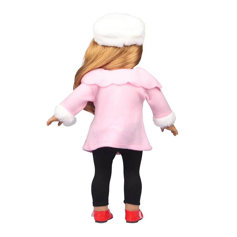 43 cm Baby Doll Clothes Hat+Pants+Overcoat Set For 18 Inch Girl Doll Coat Dolls Clothes Toy Accessories Fit Our Generation
43 cm Baby Doll Clothes Hat+Pants+Overcoat Set For 18 Inch Girl Doll Coat Dolls Clothes Toy Accessories Fit Our Generation