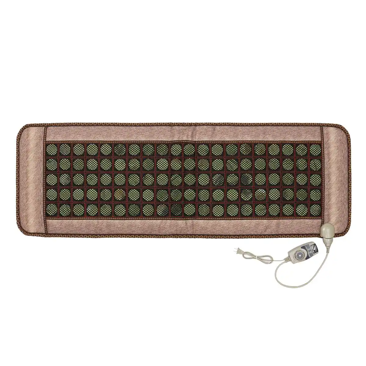 220V 80W Thermostat Electric Heating Pads Infrared Massage Mat Warming Blanket Natural Jade Stones Negative ion Massage Pad
220V 80W Thermostat Electric Heating Pads Infrared Massage Mat Warming Blanket Natural Jade Stones Negative ion Massage Pad
