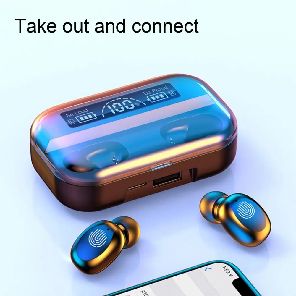 TWS Bluetooth 5.2 Earphone HiFi Stereo Sound Without Delay Low Power Consumption Headset IPX5 Waterproof Wireless In-ear Earbuds
TWS Bluetooth 5.2 Earphone HiFi Stereo Sound Without Delay Low Power Consumption Headset IPX5 Waterproof Wireless In-ear Earbuds
