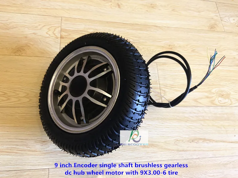 9inch 9 inch encoder single shaft brushless gearless dc hub wheel motor with 9X3.00-6 tire phub-168e
9inch 9 inch encoder single shaft brushless gearless dc hub wheel motor with 9X3.00-6 tire phub-168e