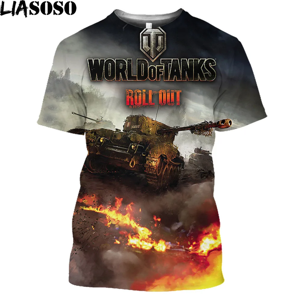 LIASOSO 2021 Fashion Mens T Shirt Popular Game World Of Tanks Print Tshirts Summer Streetwear Casual T-shirt Black Friday 2021
LIASOSO 2021 Fashion Mens T Shirt Popular Game World Of Tanks Print Tshirts Summer Streetwear Casual T-shirt Black Friday 2021