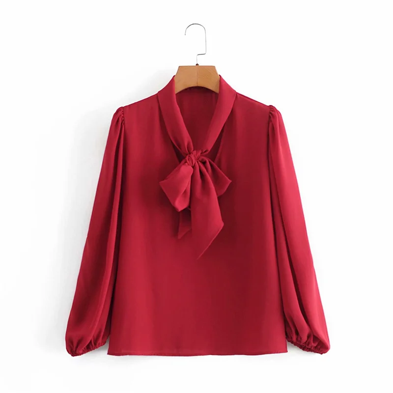 PUWD Casual Woman Red Loose Puff Sleeve Lacing Blouse 2021 Spring Fashion Ladies Oversized Chiffon Shirts Female Elegant Tops
PUWD Casual Woman Red Loose Puff Sleeve Lacing Blouse 2021 Spring Fashion Ladies Oversized Chiffon Shirts Female Elegant Tops