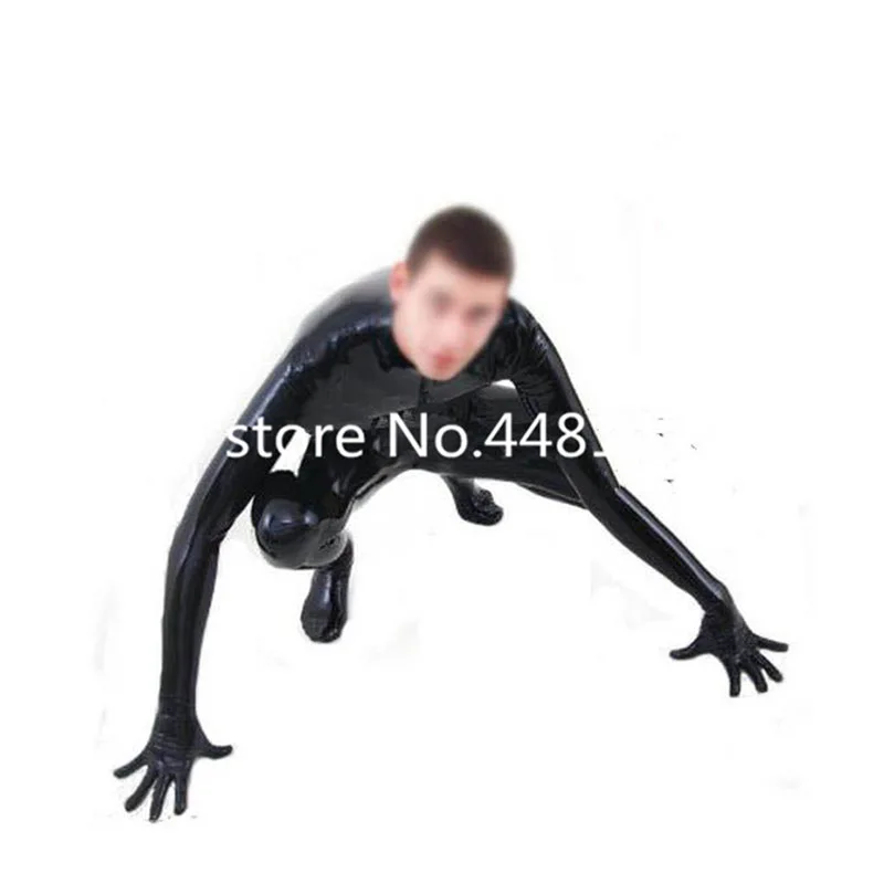 Latex Catsuit Black Front Zipper Rubber BodySuit with Gloves Socks Front Zip Halloween Cosplay Costumes for Men
Latex Catsuit Black Front Zipper Rubber BodySuit with Gloves Socks Front Zip Halloween Cosplay Costumes for Men