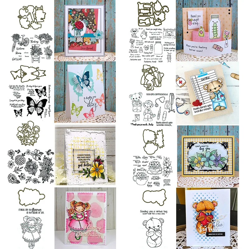 Bouquet Birds Butterfly Animals Scene Silhouettes Blessing Phrases Stamps Cutting Dies for DIY Scrapbooking Craft Cards 2020 New
Bouquet Birds Butterfly Animals Scene Silhouettes Blessing Phrases Stamps Cutting Dies for DIY Scrapbooking Craft Cards 2020 New