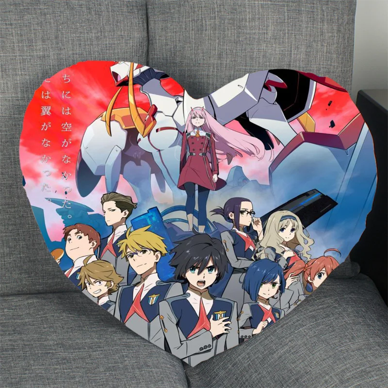 New Dear In The Franxx Cartoon Pillowcase Heart Shape Satin Fabric Pillow Cover For Home Bedroom Wedding Decorate Pillow Cases
New Dear In The Franxx Cartoon Pillowcase Heart Shape Satin Fabric Pillow Cover For Home Bedroom Wedding Decorate Pillow Cases
