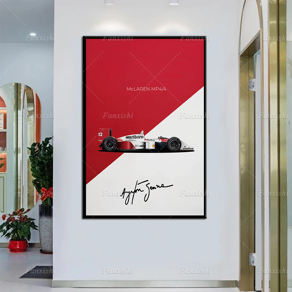 F1 Car MP4-4 Ayrton Senna -Legends F1 Poster Wall Art Canvas Painting Hd Print Modular Pictures Home Living Room Decor Man Gift
F1 Car MP4-4 Ayrton Senna -Legends F1 Poster Wall Art Canvas Painting Hd Print Modular Pictures Home Living Room Decor Man Gift