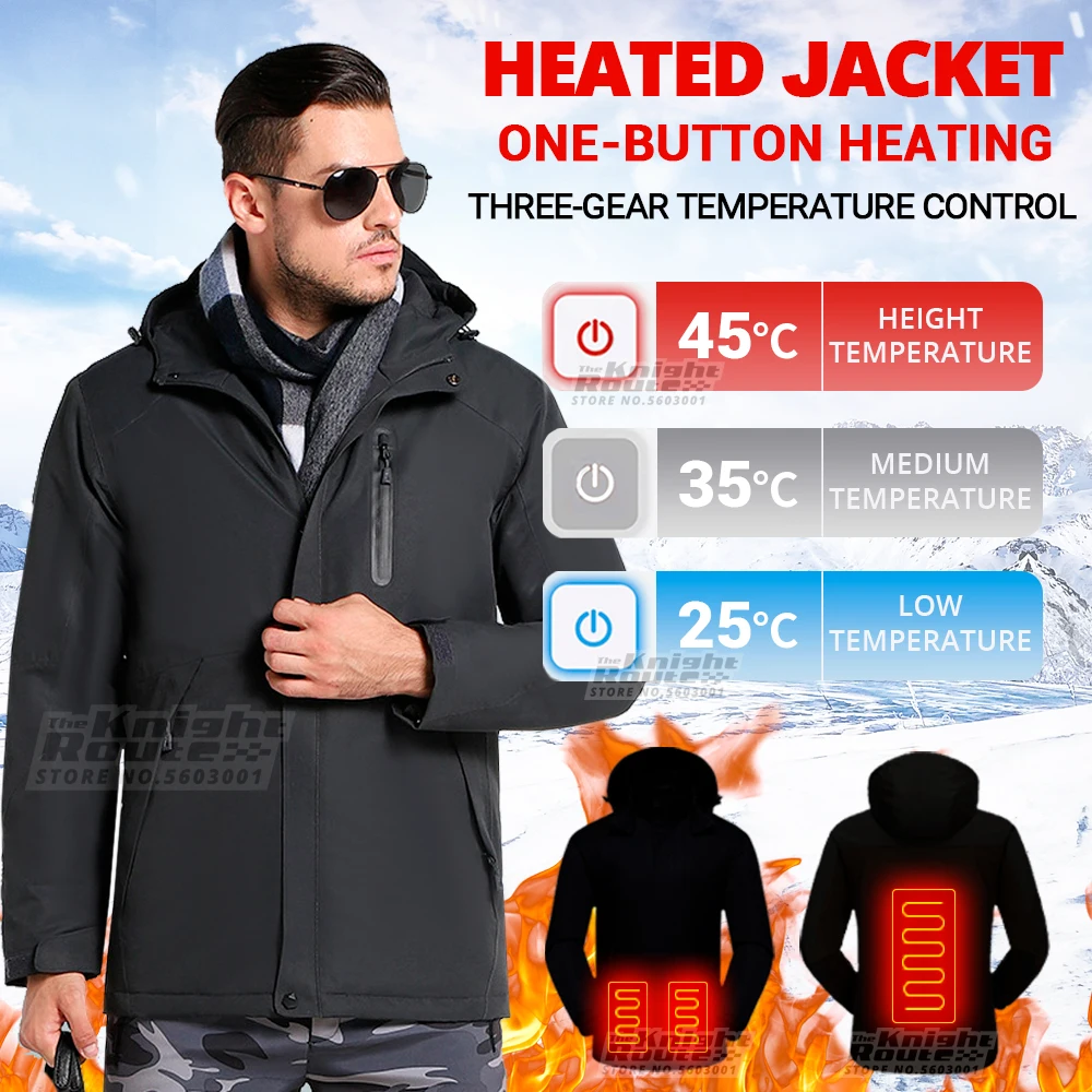 Men Winter Electric Heated Jacket Outdoor Jacket USB Thermal Warm Heated Vest Motorcycle Jacket Moto Biker Motorbike Coat Ski
Men Winter Electric Heated Jacket Outdoor Jacket USB Thermal Warm Heated Vest Motorcycle Jacket Moto Biker Motorbike Coat Ski